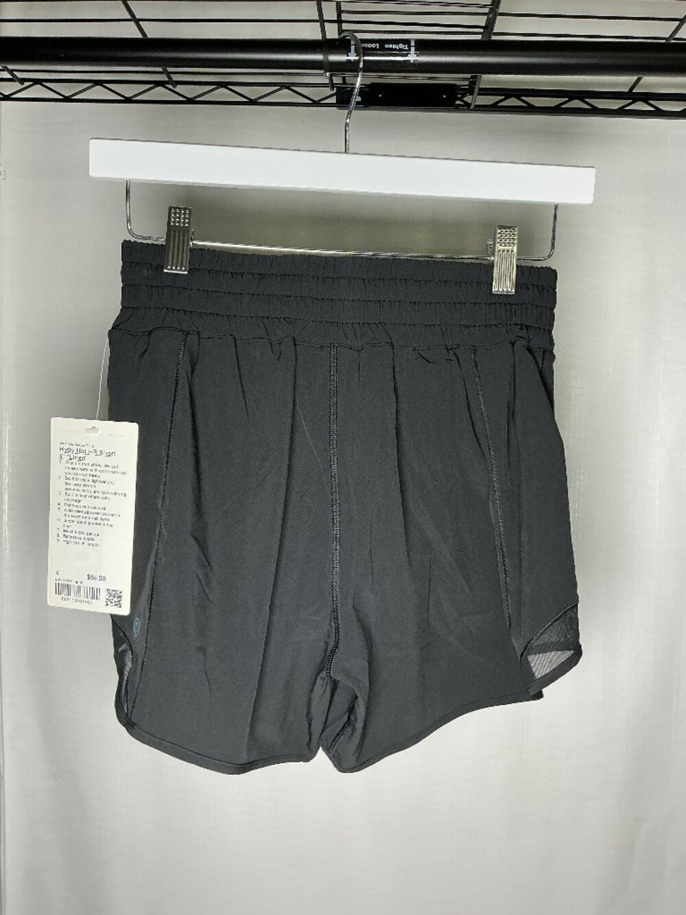 Hotty Hot High-Rise Lined Short 4" - Black